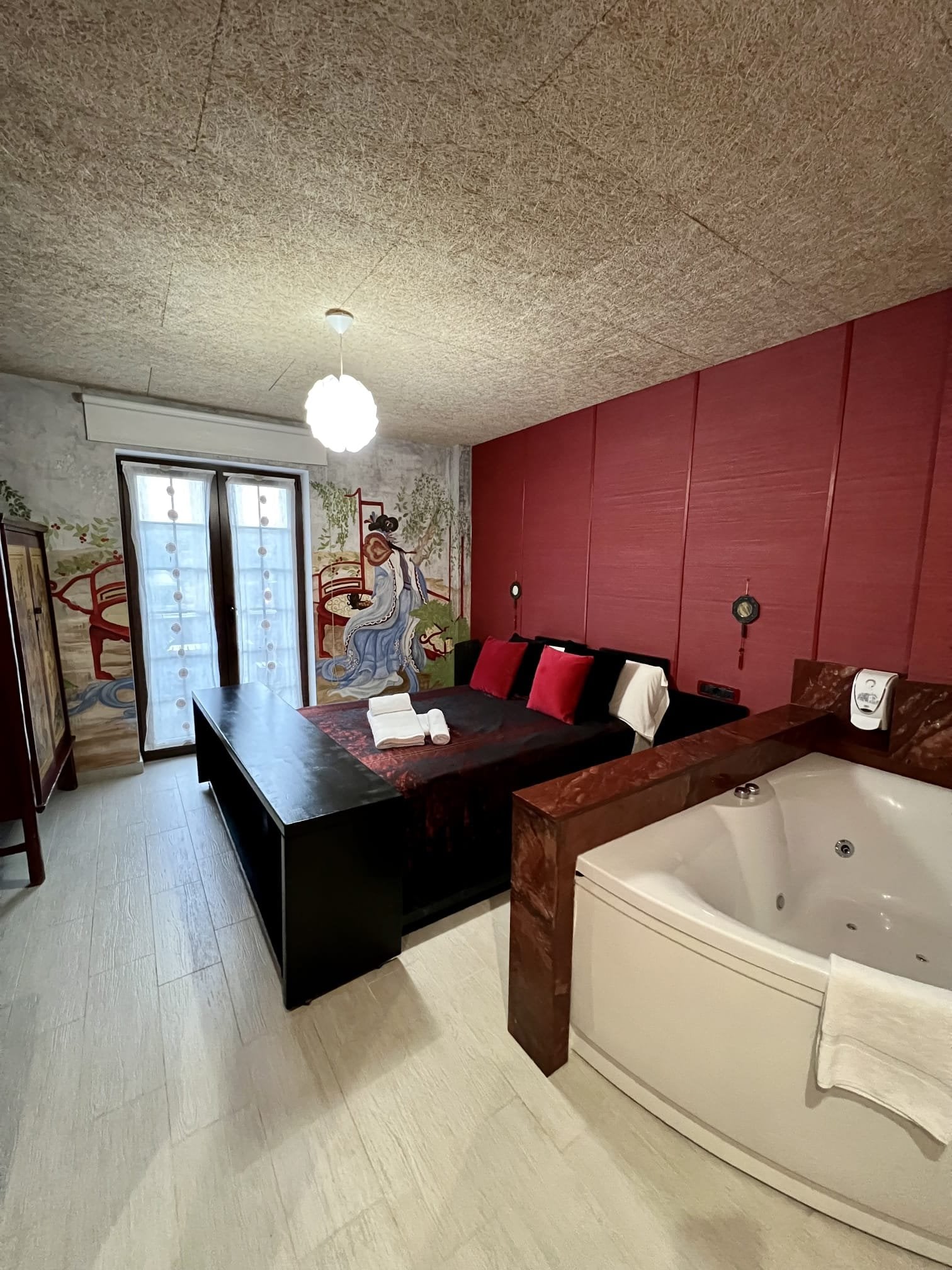 Habitación temática ambientada en China