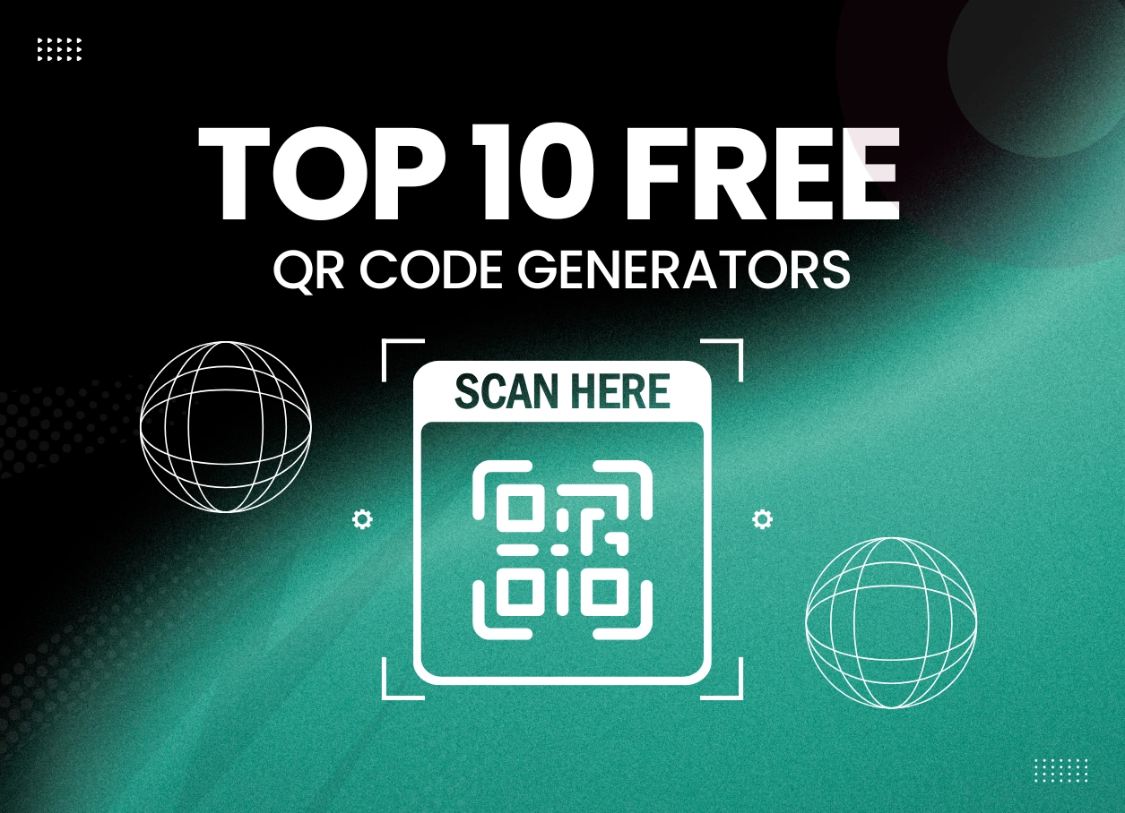 Wlinky free QR code generator interface with advanced customization options including colors, styles, frames, and bulk generation features